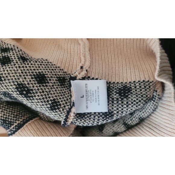 Pink Lily Animal Print Cardigan Large - Picture 4 of 4